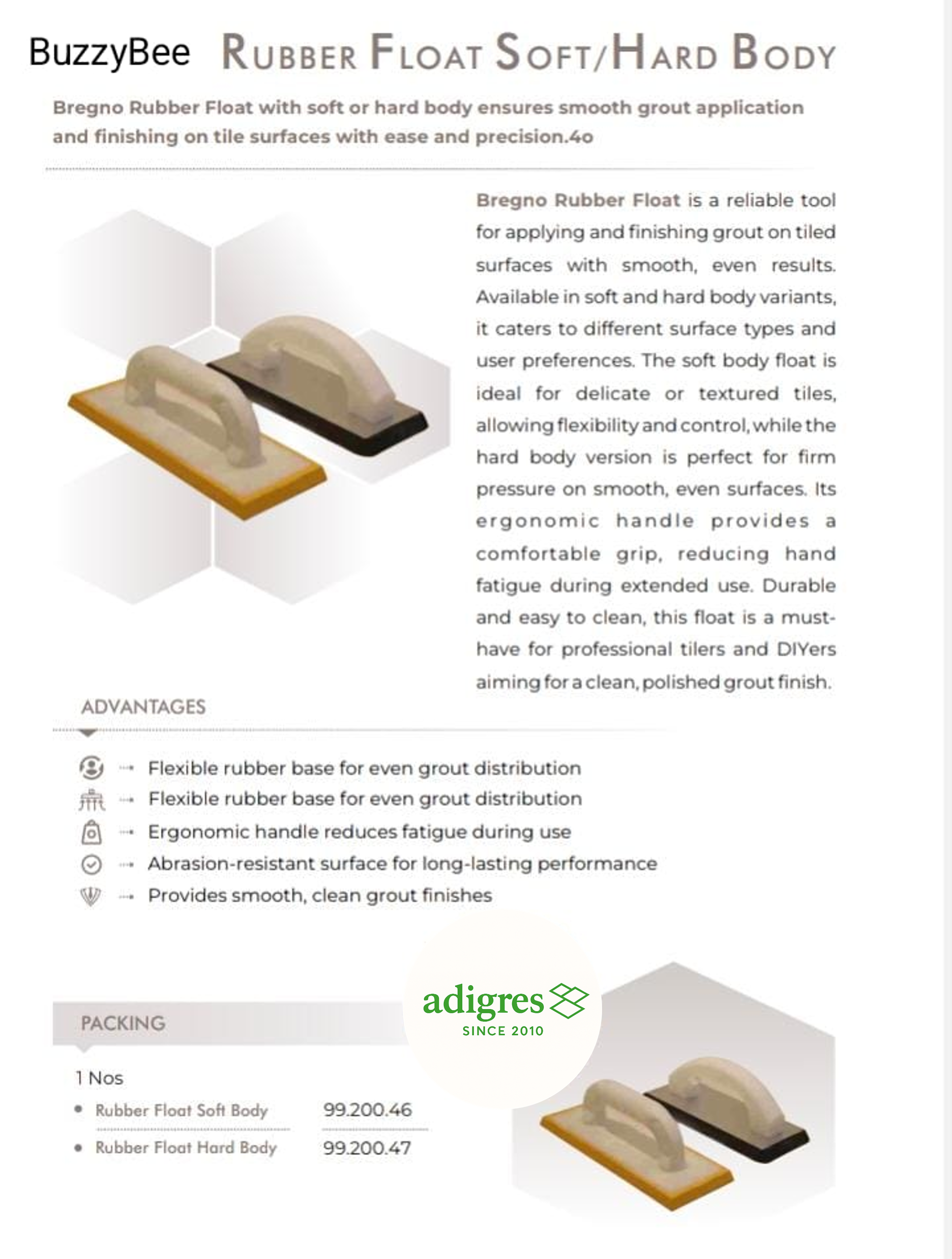 RUBBER FLOAT SOFT-HARD BODY